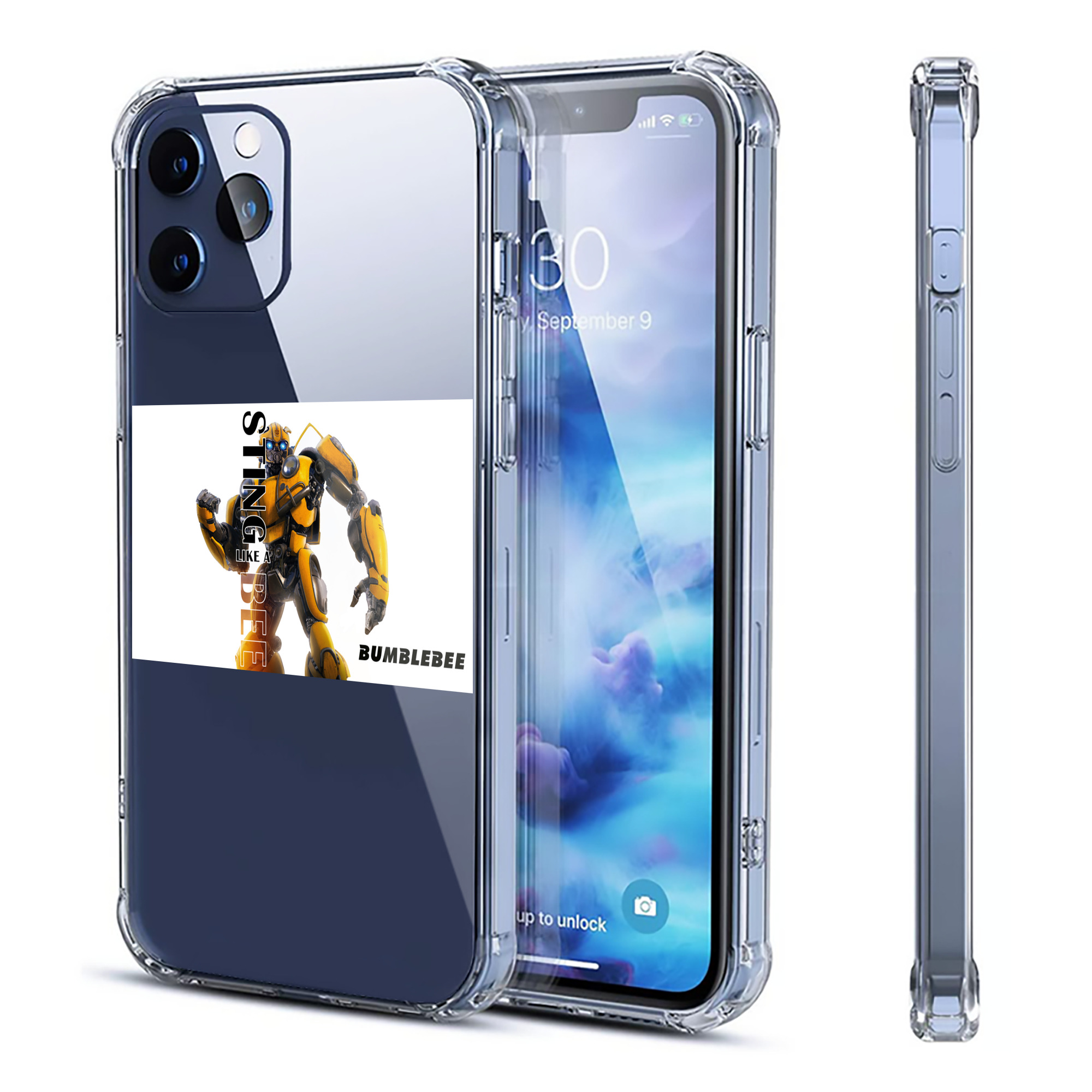 （画像用）  【iPhone 12シリーズ対応】透明スマホケース（クリアソフトケース）
